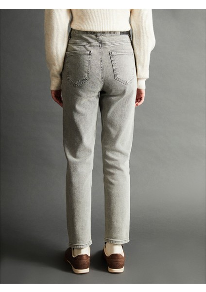 Yeni Sezon Slim Mom Kadın Jean Pantolon fırsatları