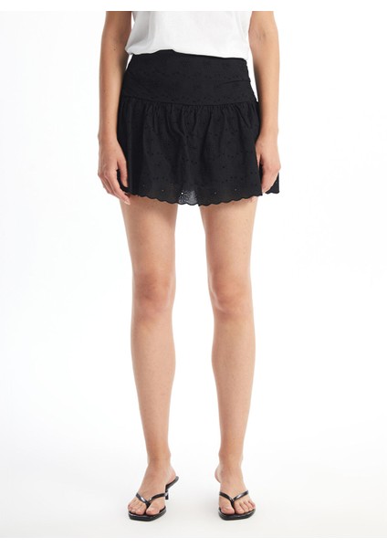 Yeni Sezon Dar Fit Kendinden Desenli Kadın Etek fiyatları