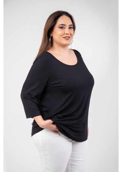 Kadın 1112039 Sırt Detaylı Siyah Bluz indirimleri