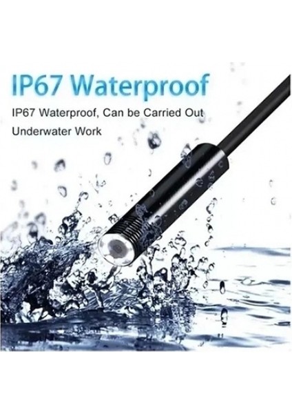 Vtn-02 Endoskop Yılan Video Kamera Led’li 2 Metre 7 mm Sert Kablo Su Geçirmez modelleri