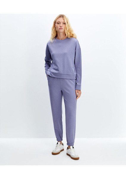 Yeni Sezon Bisiklet Yaka Oversize Kadın Sweatshirt fiyatları