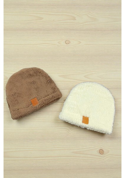 2li Paket Peluş Welsoft Yumuşak Bere Gülen Yüz Etiketli Yeni Doğan Bebek Çocuk Bere fiyatları