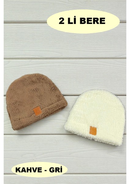 2li Paket Peluş Welsoft Yumuşak Bere Gülen Yüz Etiketli Yeni Doğan Bebek Çocuk Bere indirimleri