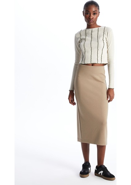 Yeni Sezon Kadın Dar Fit Düz Etek fiyatları