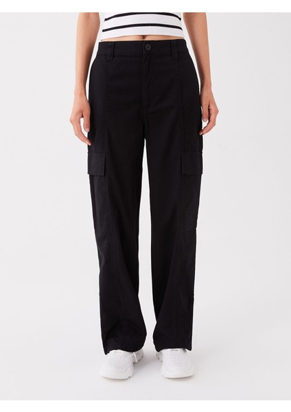 Yeni Sezon Standart Fit Kadın Kargo Pantolon modelleri