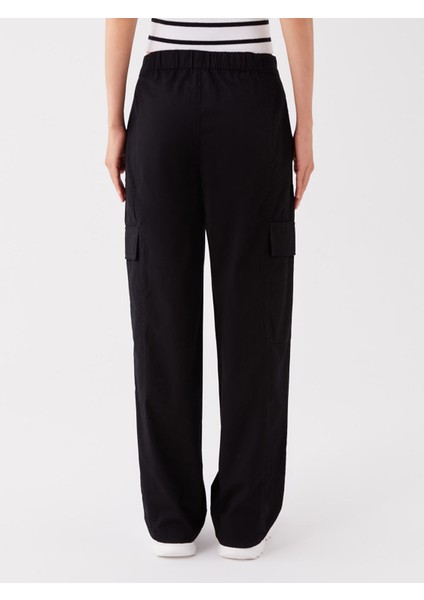 Yeni Sezon Standart Fit Kadın Kargo Pantolon fırsatları