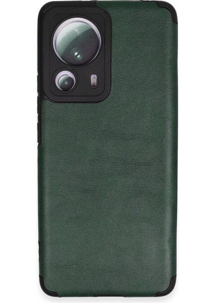 13 Lite Kılıf Loop Deri Silikon - Yeşil