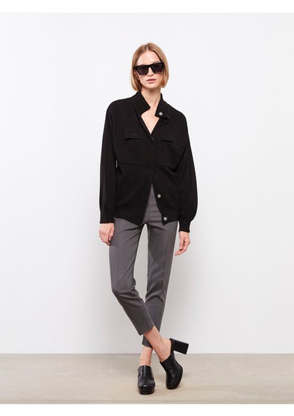 Yeni Sezon Kadın Dar Fit Düz Pantolon