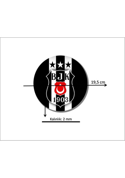 Beşiktaş Taraftar Baskılı Mouse Pad modelleri