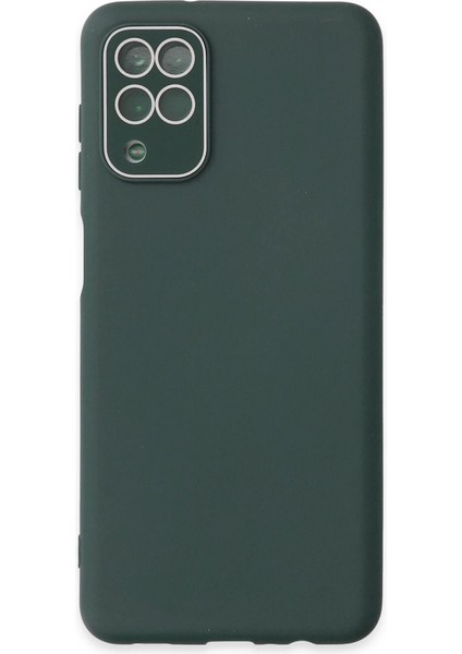 A22 Kılıf Lansman Glass Kapak - Koyu Yeşil