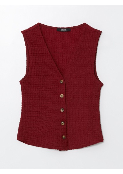 Yeni Sezon V Yaka Dokulu Kadın Yelek indirimleri