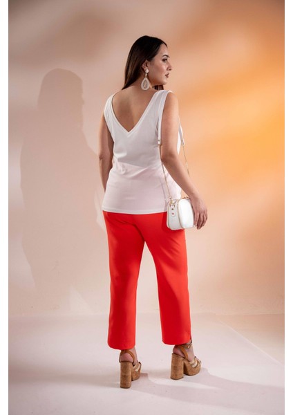 Kadın 1222564 Kalın Askılı Beyaz Bluz fiyatları