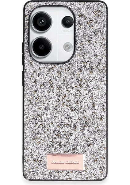 Onegif Redmi Note 13 4g Bright Simli Kapak - Gümüş