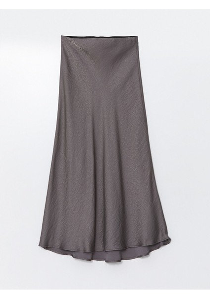 Yeni Sezon Standart Fit Saten Kadın Etek indirimleri