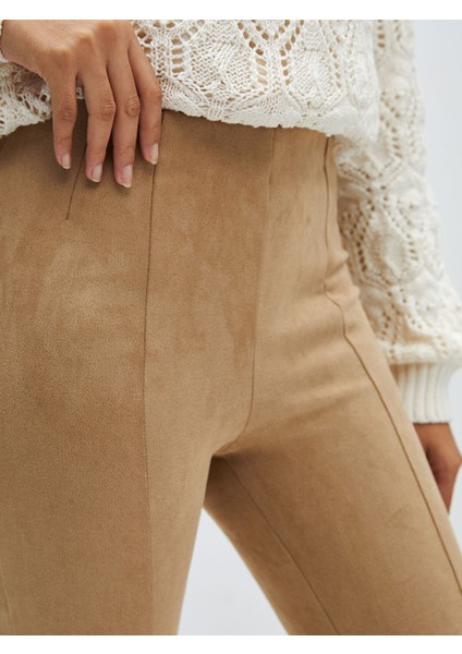 Yeni Sezon Beli Lastikli Kadın Tayt Pantolon modelleri