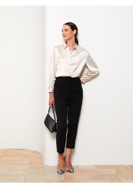 Yeni Sezon Kadın Standart Fit Düz Pantolon fiyatları