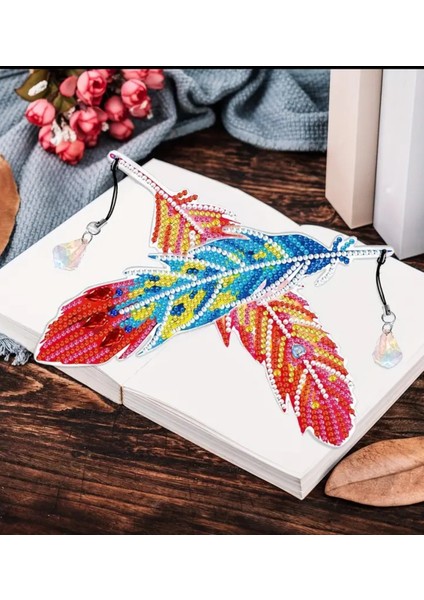 5 D Elmas Boyama Kendin Yap Kitap Ayracı 6 Lı Set indirimleri