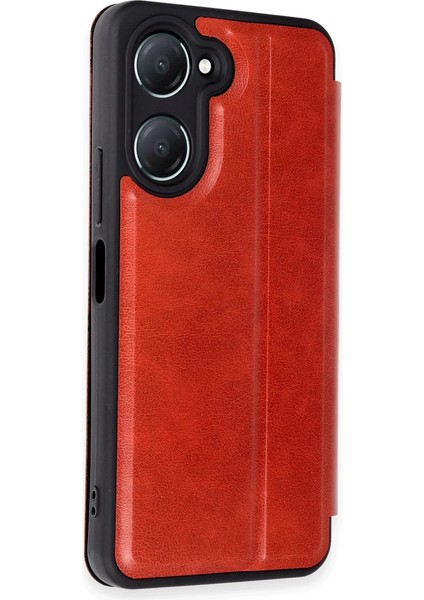 Y18 Kılıf Flip Cover - Kırmızı fiyatları