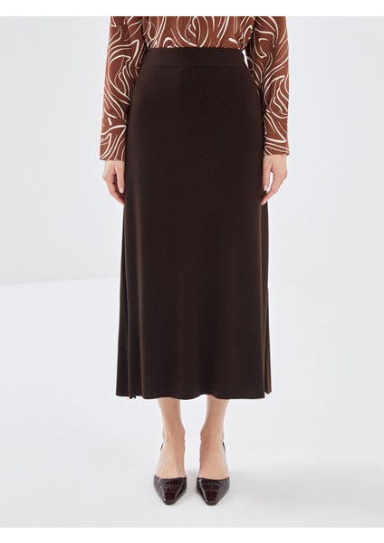 Yeni Sezon Beli Lastikli Dar Fit Kadın Triko Etek fiyatları