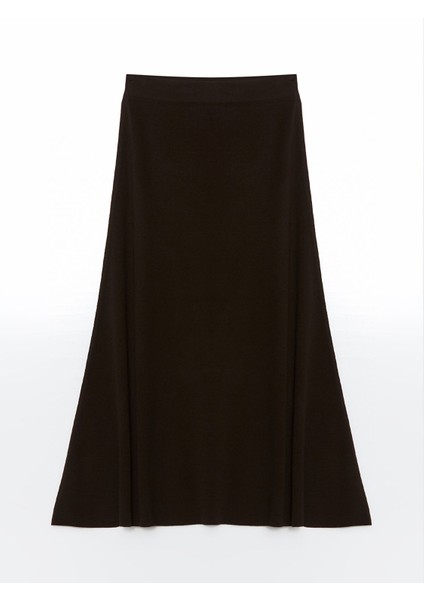 Yeni Sezon Beli Lastikli Dar Fit Kadın Triko Etek indirimleri