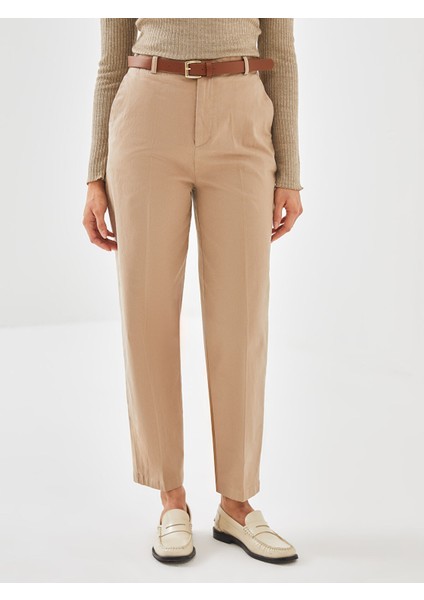 Yeni Sezon Beli Kemerli Loose Fit Kadın Pantolon fiyatları