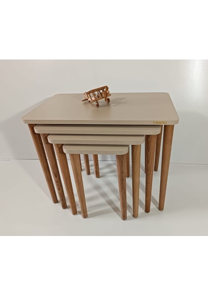 CAPPUCCİNO MDF LAM ZİGON SEHPA