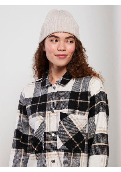 Yeni Sezon Ekose Uzun Kollu Oversize Gabardin Kadın Oduncu Gömlek Ceket fiyatları