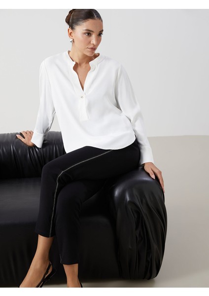 Yeni Sezon Kaçık Yaka Kadın Bluz