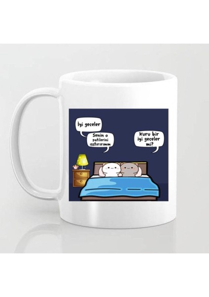 Mochi Cat Motto Sevgili Aşk Kupa