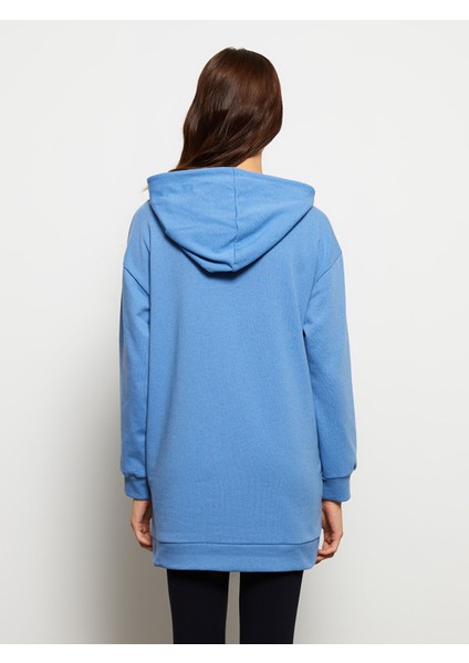 Yeni Sezon Kapüşonlu Mickey Mouse Baskılı Uzun Kollu Hamile Sweatshirt Tunik indirimleri