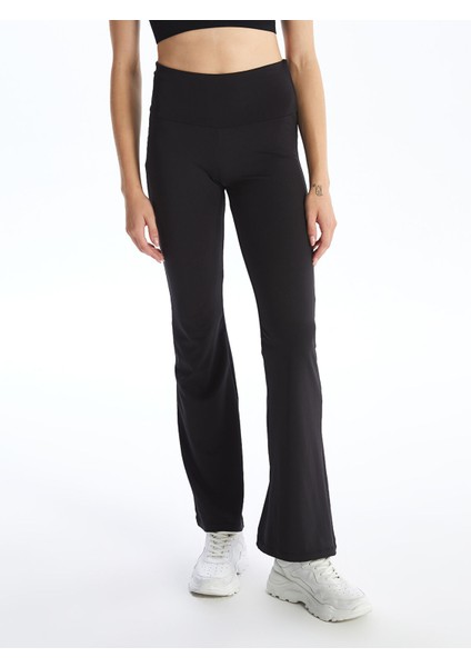 Yeni Sezon Beli Lastikli Ispanyol Paça Kadın Tayt Pantolon fiyatları