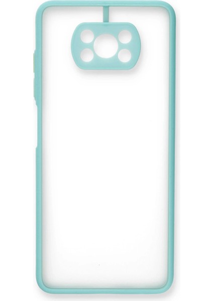 Pocophone X3 Kılıf Montreal Silikon Kapak - Turkuaz