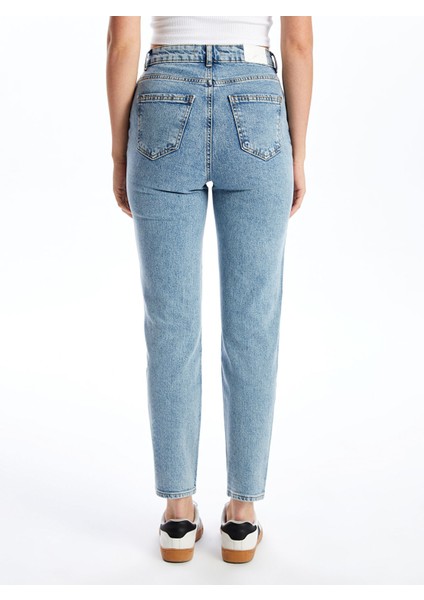 Yeni Sezon Mom Fit Kadın Jean Pantolon fırsatları