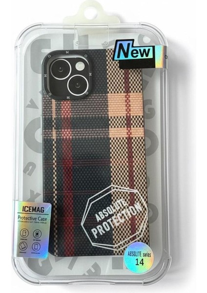 iphone 14 Uyumlu Magsafe Kılıf Ekoseli modelleri