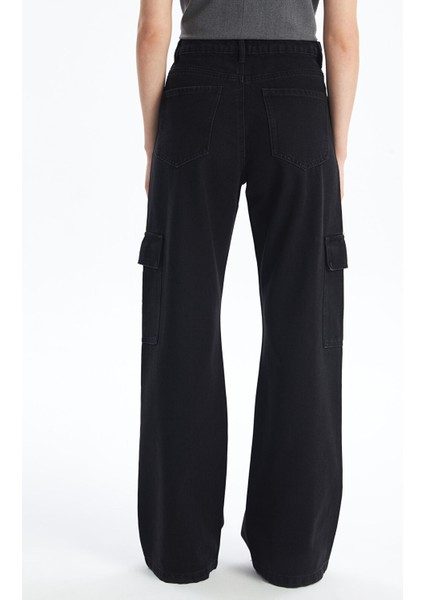 Yeni Sezon Wideleg Kadın Kargo Jean Pantolon indirimleri