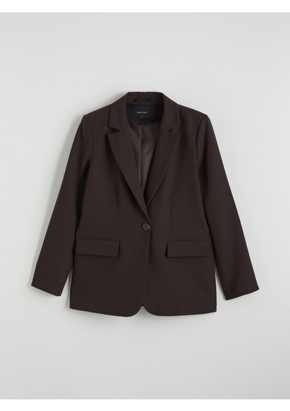 Yeni Sezon Krep Kadın Blazer Ceket