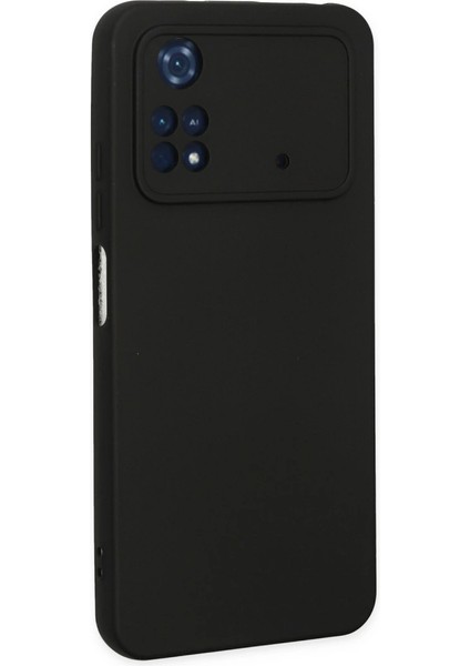 Poco M4 4g Kılıf Nano Içi Kadife Silikon - Siyah modelleri