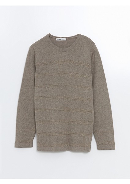 Yeni Sezon Bisiklet Yaka Çizgili Kadın Triko Kazak indirimleri