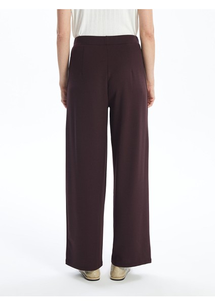 Yeni Sezon Beli Lastikli Düz Geniş Paça Kadın Pantolon fırsatları