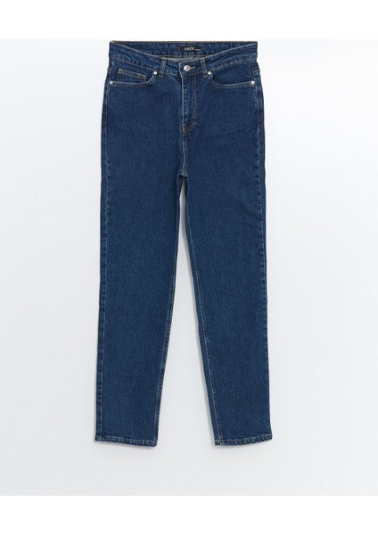 Yeni Sezon Mom Fit Kadın Jean Pantolon