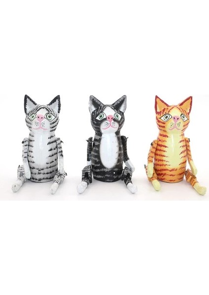 Ahşap Sallanan Kedi