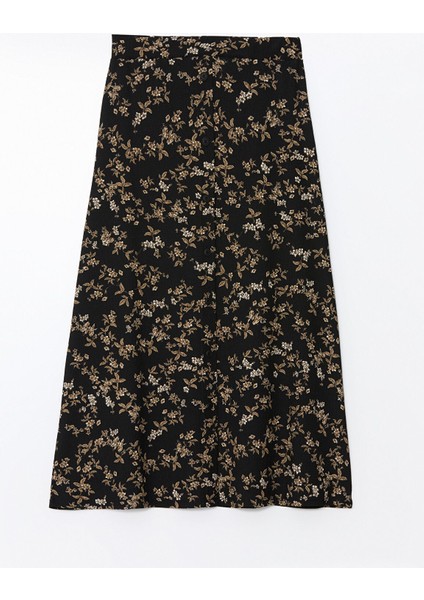 Yeni Sezon Beli Lastikli Çiçekli A Kesim Kadın Etek indirimleri