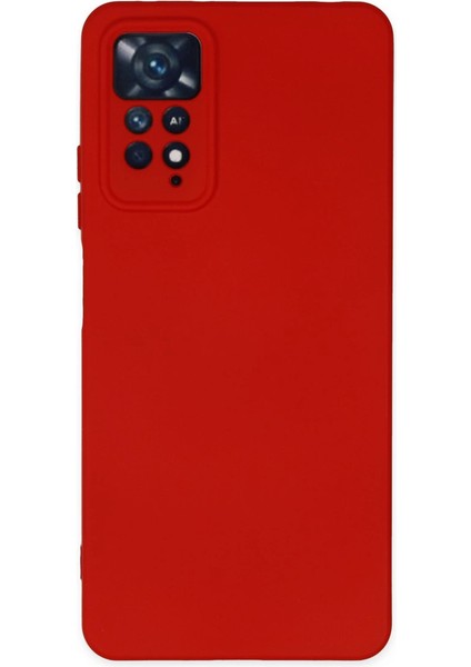 Redmi Note 11 Kılıf Nano Içi Kadife Silikon - Kırmızı