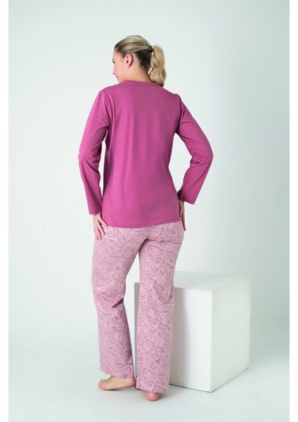 Kadın Penye Süprem Uzunkol Pijama Takım C840-916 fiyatları