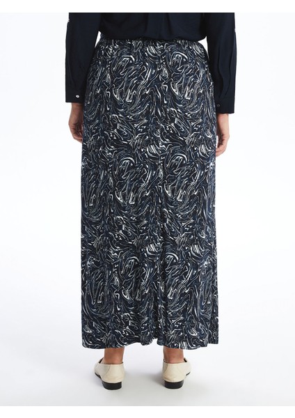 Yeni Sezon Beli Lastikli Desenli Kadın Etek fırsatları