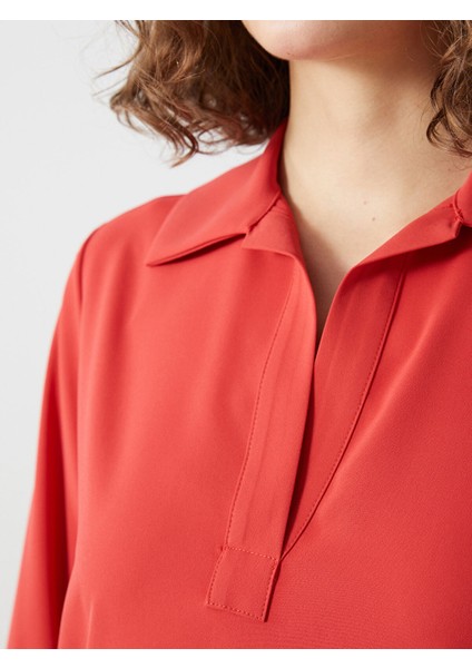 Yeni Sezon Gömlek Yaka Kadın Bluz modelleri