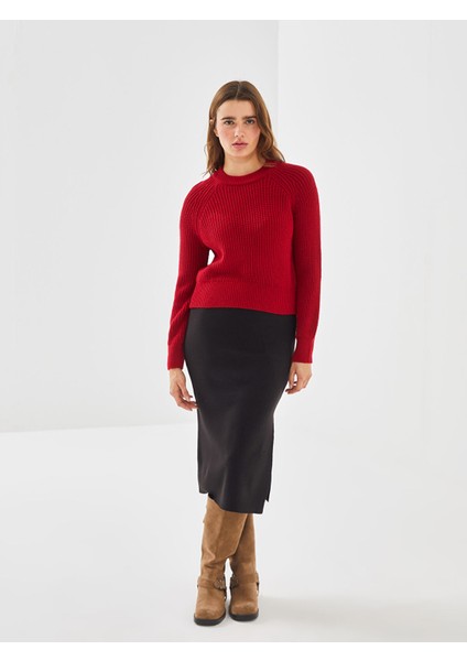 Yeni Sezon Bisiklet Yaka Düz Uzun Kollu Kadın Triko Kazak fiyatları