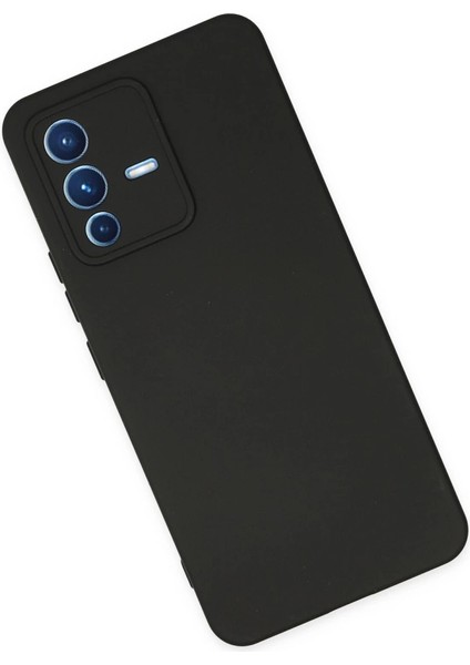 V23 5g Kılıf Nano Içi Kadife Silikon - Siyah fiyatları