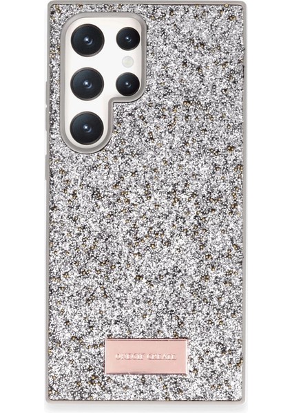 Onegif S24 Bright Simli Kapak - Gümüş