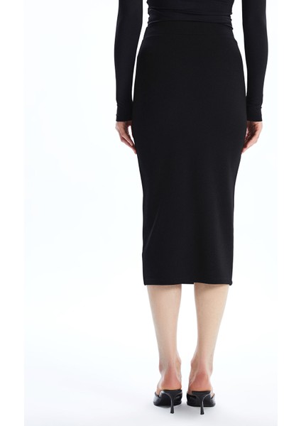 Yeni Sezon Beli Lastikli Dar Fit Kadın Etek modelleri